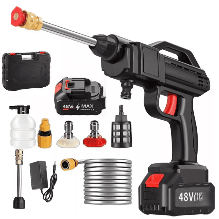 HIDROLAVADORA PORTATIL CON 2 BATERIA 98v